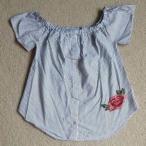 Embroidered top